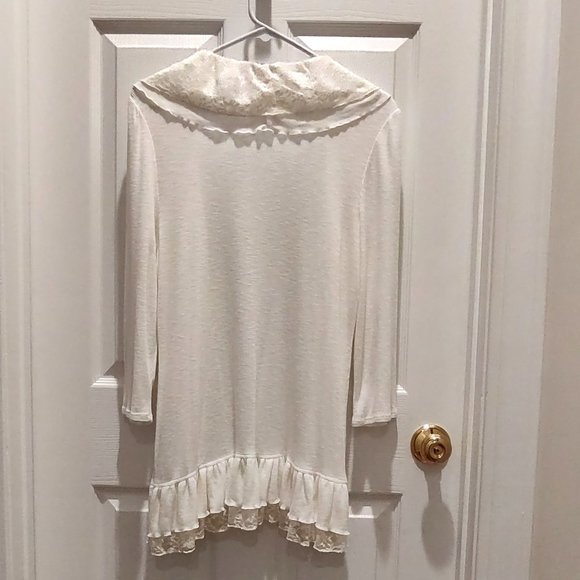 Lacy Ruffled Sweater - Picture 2 of 8